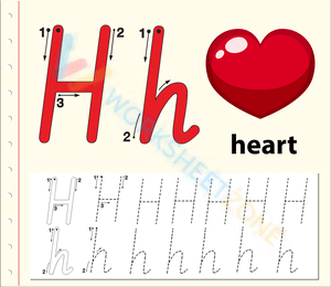 letter h beginning sound worksheets 44