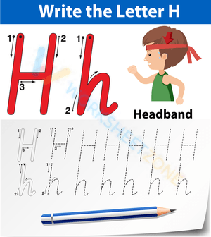 letter h beginning sound worksheets 45