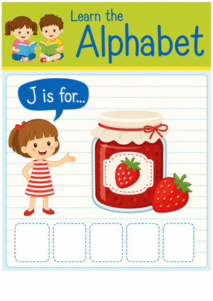 Printable Letter J Beginning Sound Worksheet | Grade K