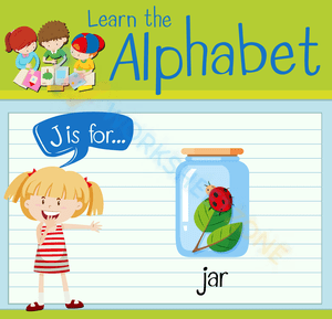 Letter J Beginning Sound — Printable No-Prep Worksheet