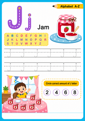 Letter J Beginning Sound Worksheet | Essential Grade K