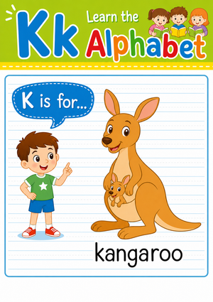 Grade K Letter K Sound — Printable No-Prep Worksheet