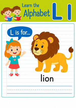 Printable Letter L Beginning Sound Worksheet Grade K