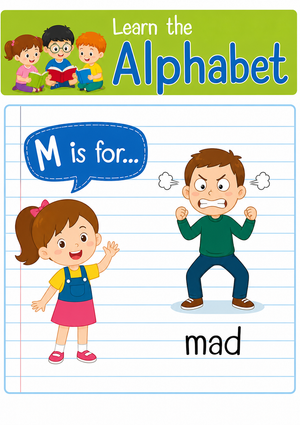 Essential Letter M Beginning Sound Worksheet | Grade K