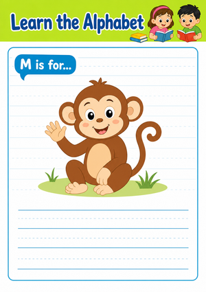 Essential Letter M Beginning Sound Worksheet | Grade K-2