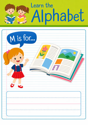Grade K Letter M Sound — Printable No-Prep Worksheet
