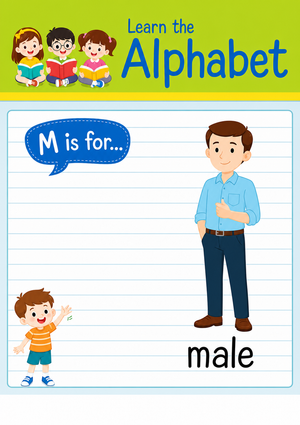 Grade K Letter M Sound — Printable No-Prep Worksheet