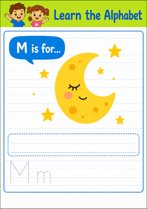 Letter M Beginning Sound Worksheet | Essential Phonics