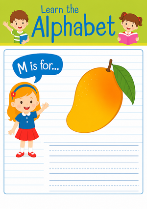 Printable Letter M Beginning Sound Worksheet | Grade K