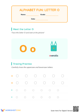 Letter O Beginning Sound Worksheet | Grade K-2 Essential