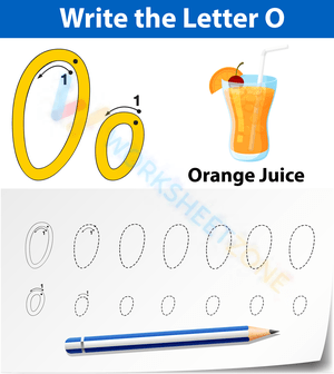 letter o beginning sound worksheets 3