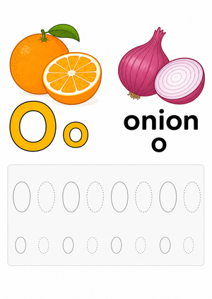 Essential Letter O Beginning Sound Worksheet | Grade K