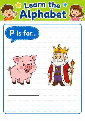 Essential Letter P Beginning Sound Worksheet | Grade K