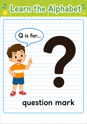Grade K-2 Letter Q Sound — Printable No-Prep Worksheet