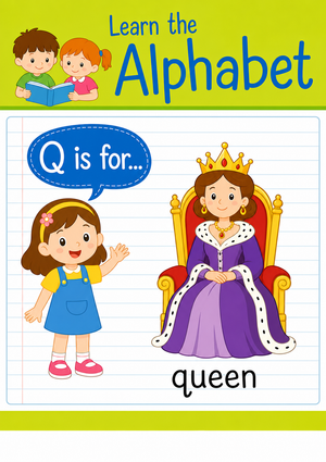 Letter Q Beginning Sound Printable Worksheet | Grade K