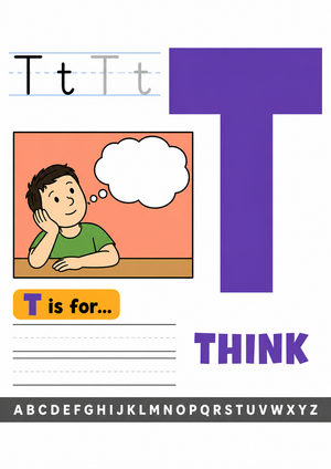 Essential Letter T Beginning Sound Worksheet | Grade K-2