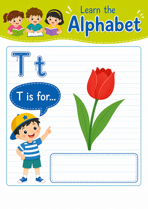 Letter T Beginning Sound Worksheet | Essential Grade K-2
