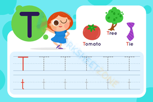 Letter T Sound– Tomato, Tree, and Tie Words