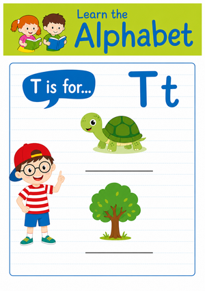 Printable Letter T Beginning Sound Worksheet | Grade K