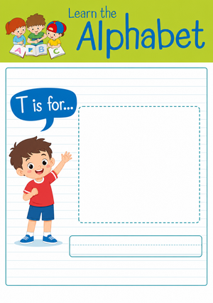 Essential Letter T Beginning Sound Worksheet | Grade K-2