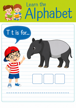 Printable Letter T Beginning Sound Worksheet | Grade K