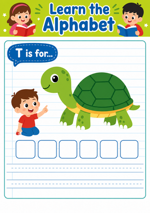 Letter T Beginning Sound Worksheet | Essential Phonics