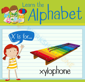 letter x beginning sound worksheets 4