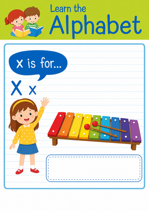 Printable Letter X Beginning Sound Worksheet | Grade K-2