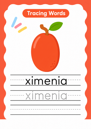 Printable Letter X Tracing Worksheet | Grade K ELA