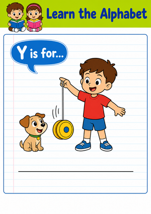 Letter Y Beginning Sound Worksheet | Essential Grade K-2