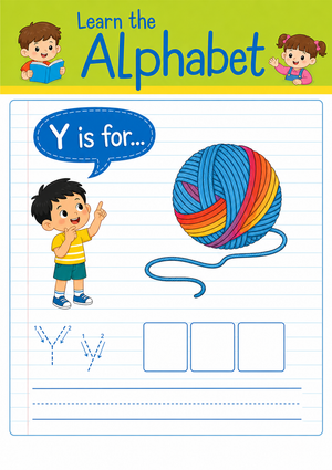 Letter Y Beginning Sound Printable | Grade K ELA