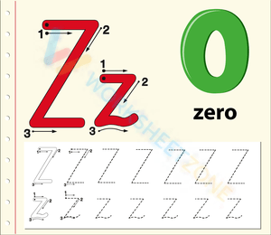 letter z beginning sound worksheets 9