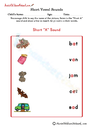 Matching short A vowels