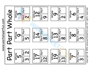 Master Math Skills with this Part-Part-Whole Worksheet