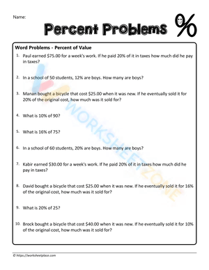 Percent problem 2