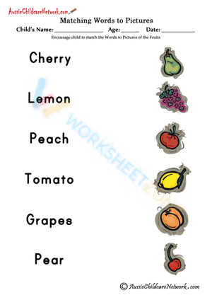 picture word matching 6