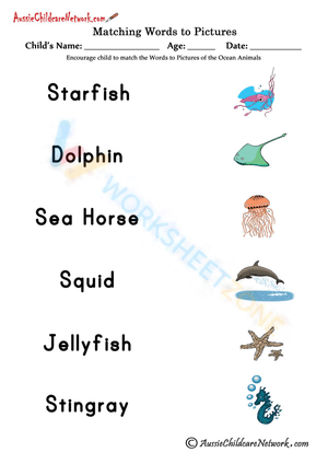 picture word matching 9