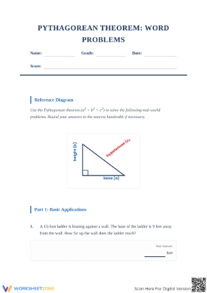 Pythagorean Theorem Word Problems | Essential Grade 8 Math
