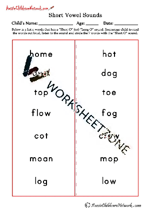 Short and long O vowels