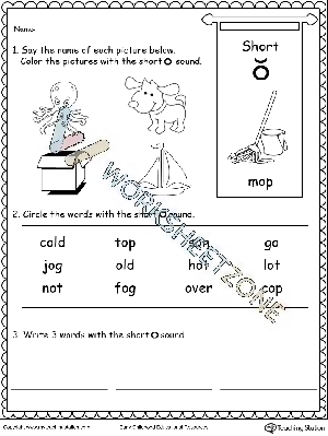 Short O words