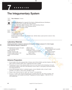The Integumentary System