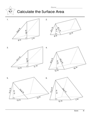Triangular Prisms Worksheet for Geometry Practice