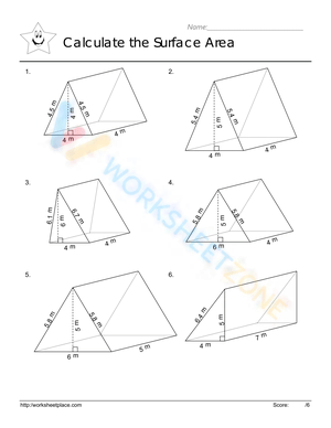 Practice Geometry with Triangular Prisms Worksheet