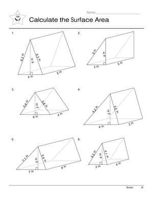 Triangular Prisms: A Geometry Practice Worksheet