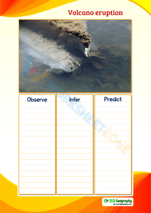 Volcano eruption