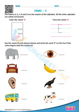 Vowel - E