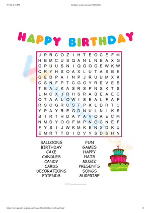 word search for 3rd graders 2