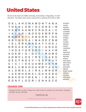 word search printable 10
