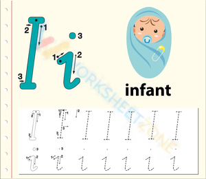 Write letter I - Infant