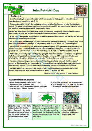 Saint Patrick's Day reading 5